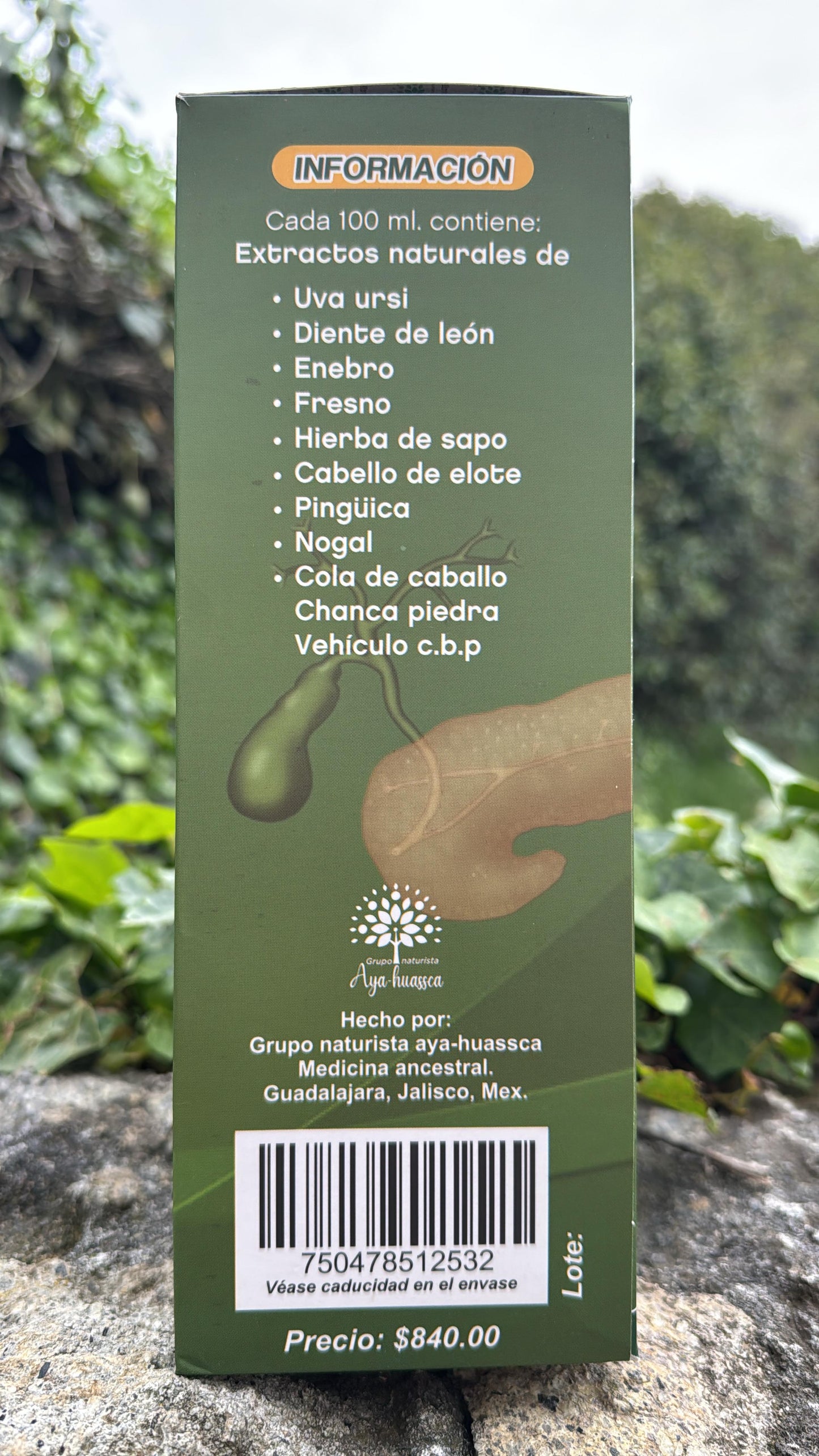 TONICO COMPUESTO HERBAL DEMOLEDOR DE PIERDRA