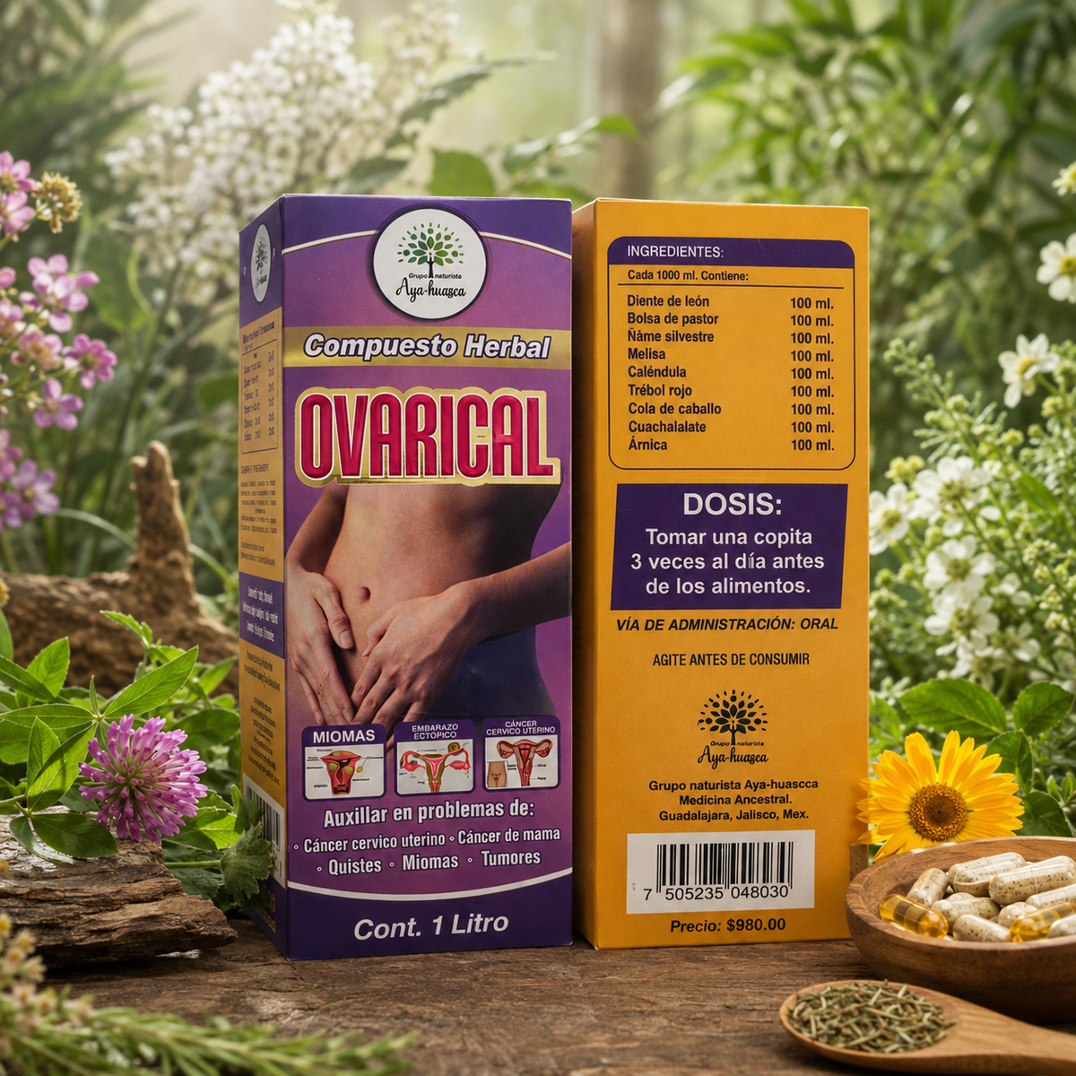 COMPUESTO HERBAL OVARICAL