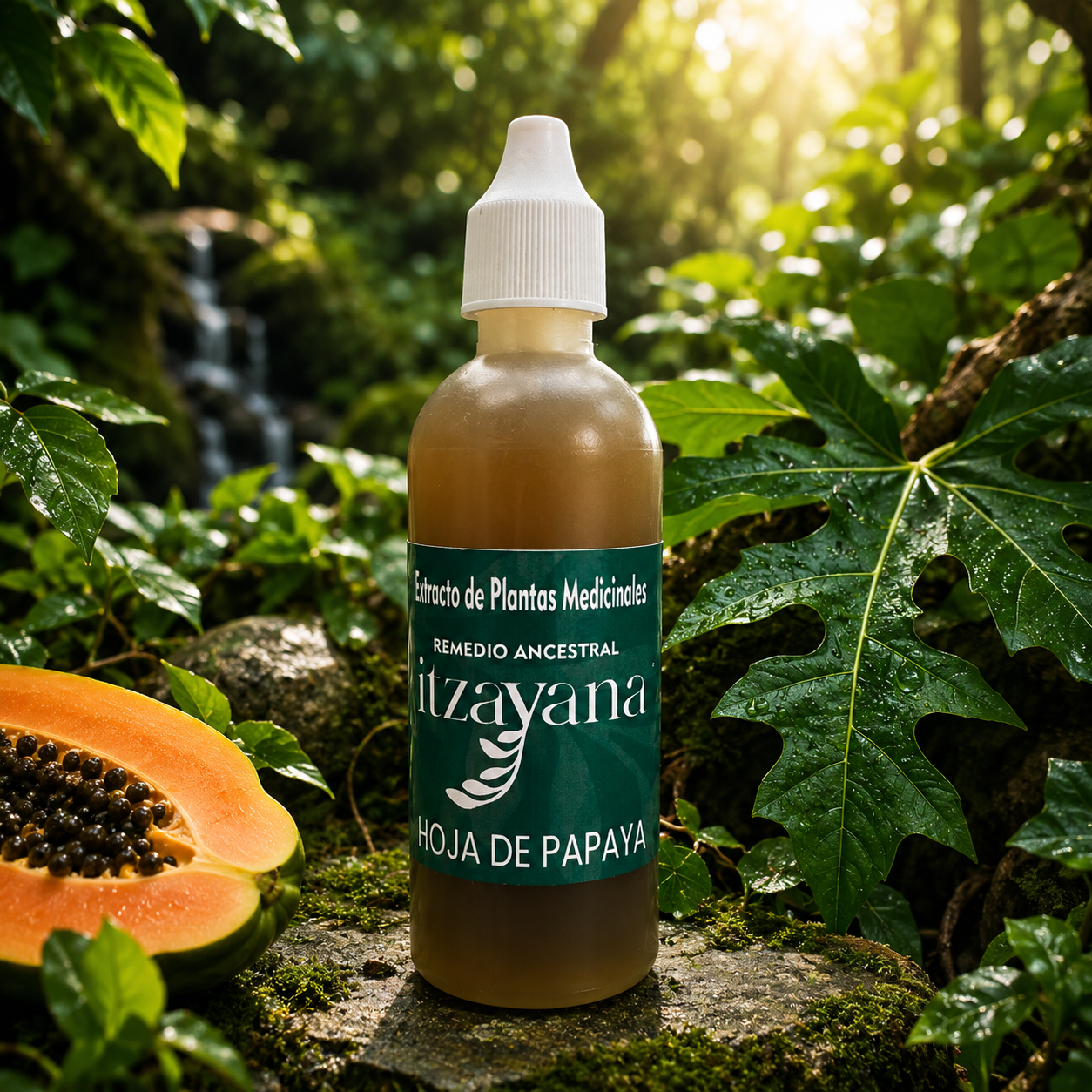 ITZAYANA-TINTURA HOJAS DE PAPAYA - Itzayana