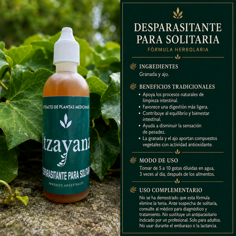 TINTURA DESPARASITANTE
