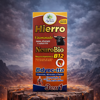 TONICO DE HIERRO VITAMINADO NEUROBIO B12