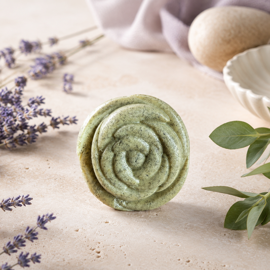 💜 JABÓN FACIAL ARTESANAL DE LAVANDA Y JOJOBA 🌿