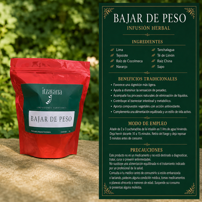 INFUSION PARA BAJAR DE PESO