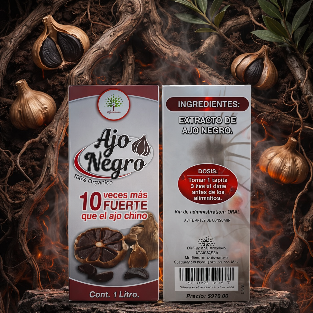 TONICO DE AJO NEGRO 100% ORGANICO