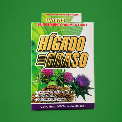 SUPLEMENTO ALIMENTICIO  HIGADO GRASO