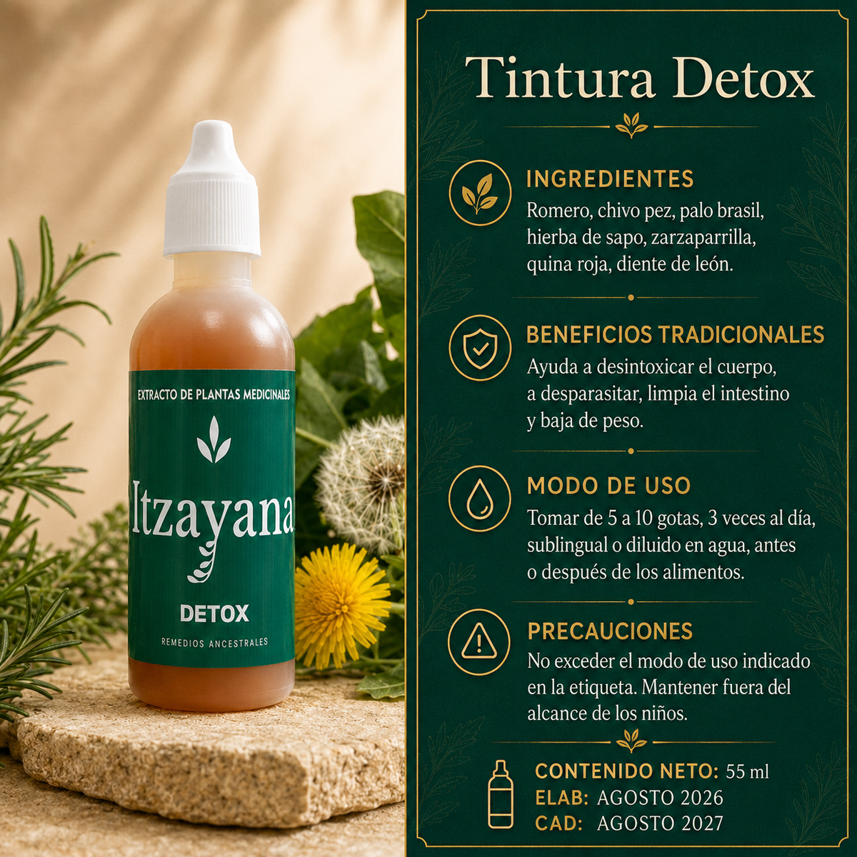 TINTURA DETOX ITZAYANA
