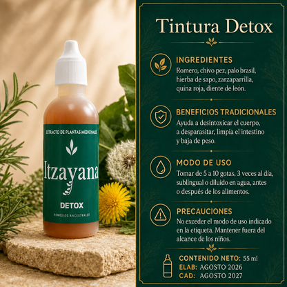 TINTURA DETOX ITZAYANA
