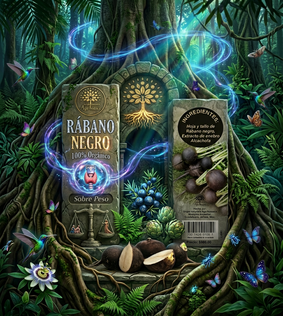 TONICO DE RABANO NEGRO 100% ORGANICO