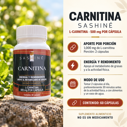 SUPLEMENTO ALIMENTICIO CARNITINA