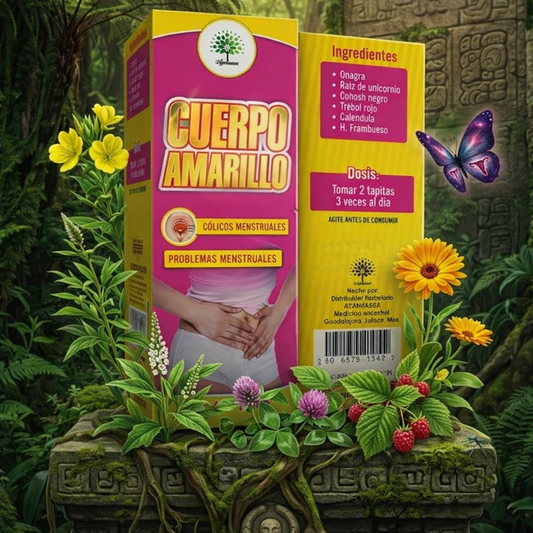 TONICO CUERPO AMARILLO COLICOS Y PROBLEMAS MENSTRUALES - Itzayana