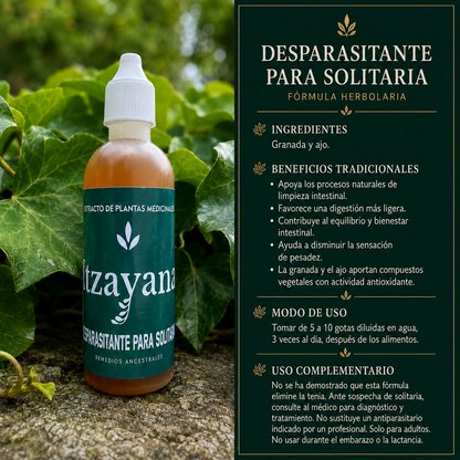 TINTURA DESPARASITANTE