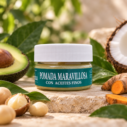 POMADA MARAVILLOSA CON ACEITES FINOS