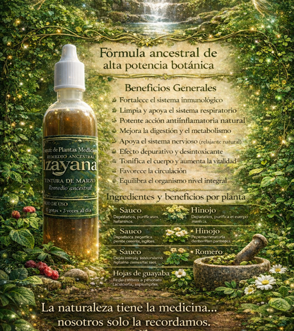ITZAYNA- Fórmula de Marzo – Tintura Ancestral de Bienestar.